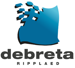debreta logo x